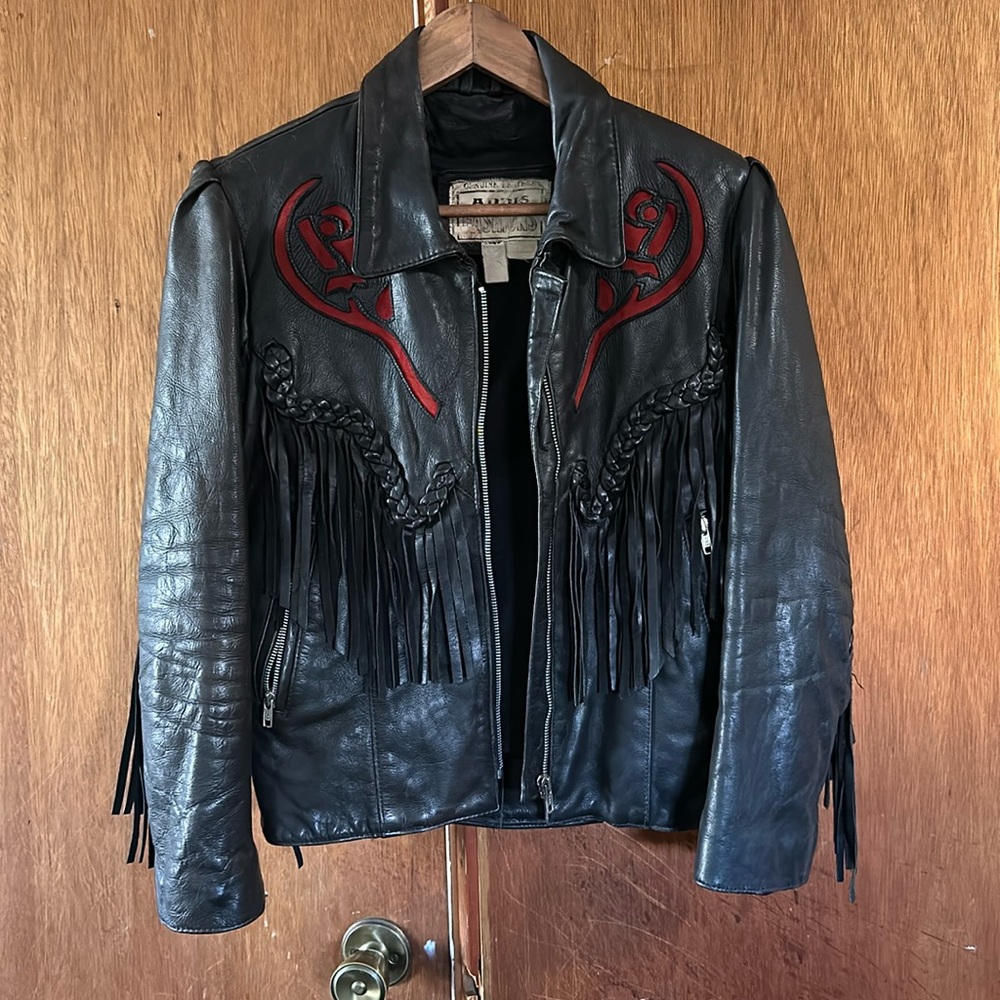 Fringe Leather jacket